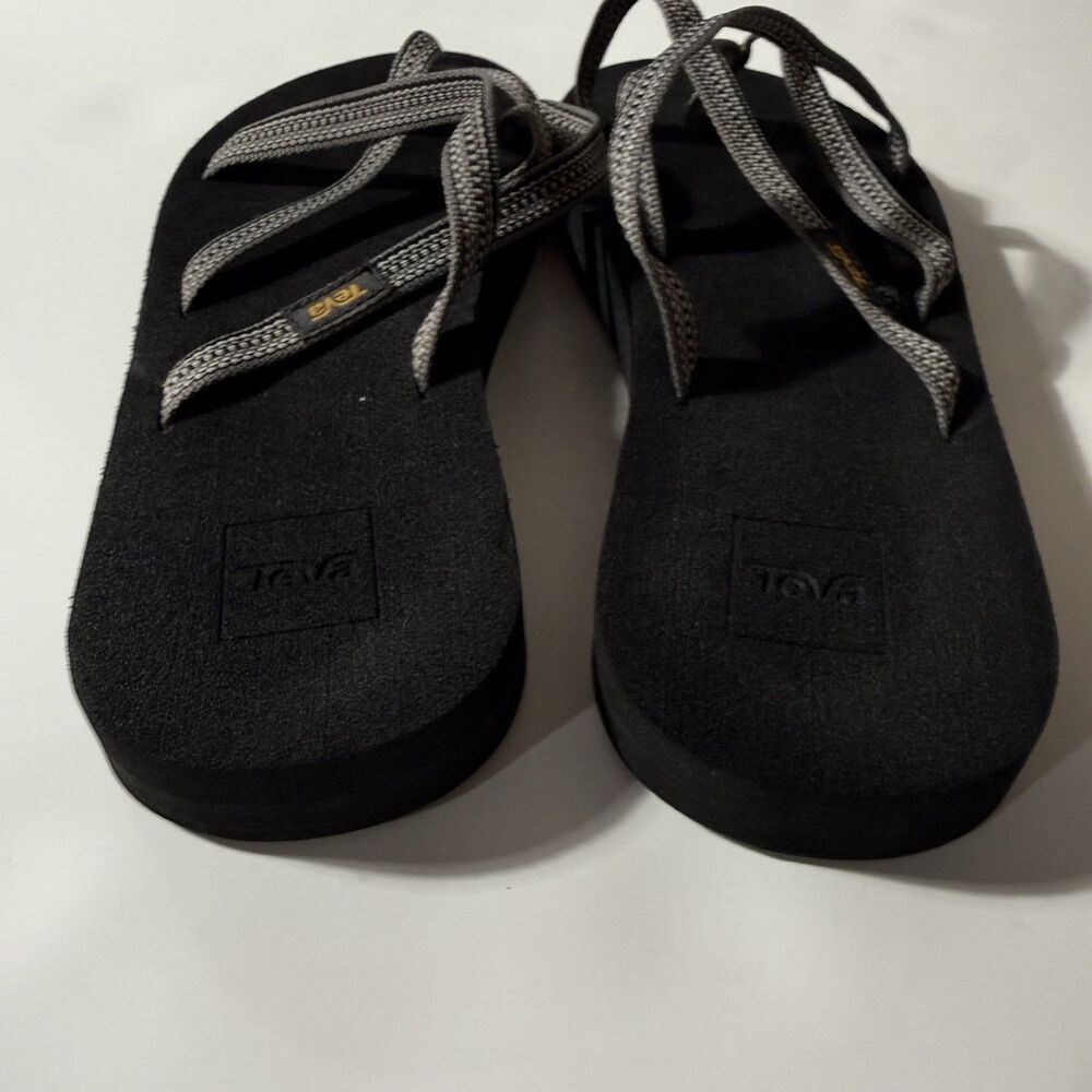 Teva Olowahu Flip Flops Women’s Size 9 – Black & Gray 6840 - Picture 6 of 7